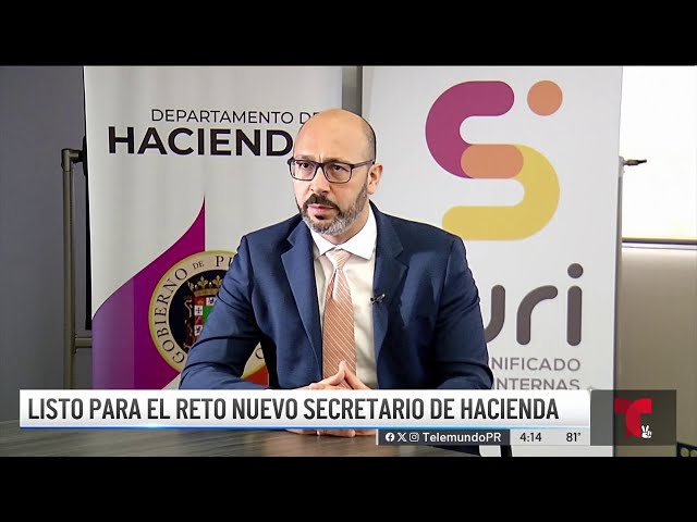 Listo para el reto el nuevo secretario interino de Hacienda