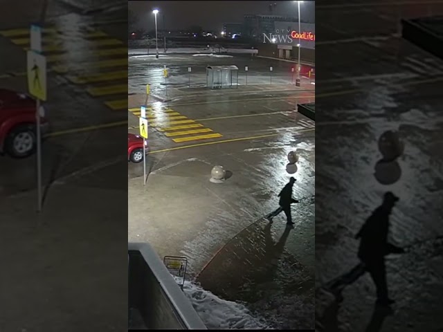 Video shows truck smashing into mall during break-in