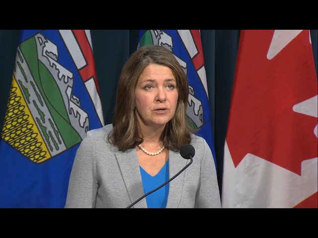 Alberta Premier Danielle Smith defends new gender policy amid criticism | FULL SPEECH