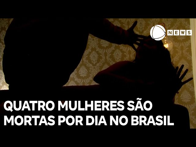 Quatro mulheres são mortas por dia no Brasil