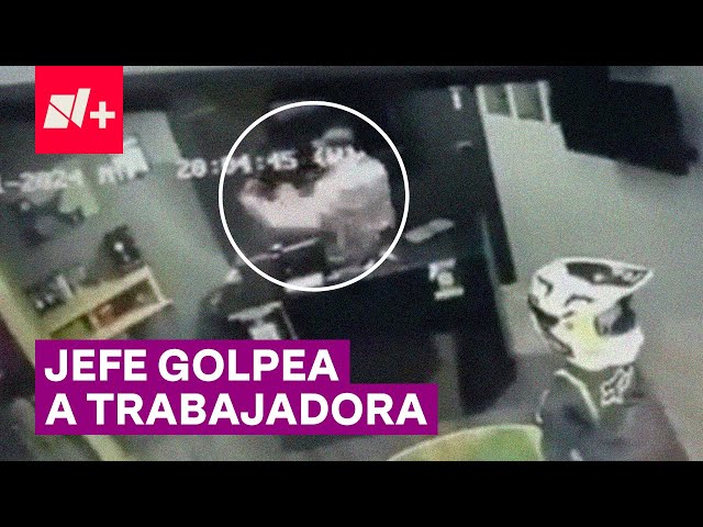 Gerente de tienda deportiva golpea brutalmente a su empleada en Ciudad Satélite - N+