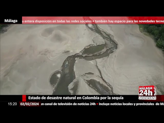 ⁣Noticia - Estado de desastre natural en Colombia por la sequía