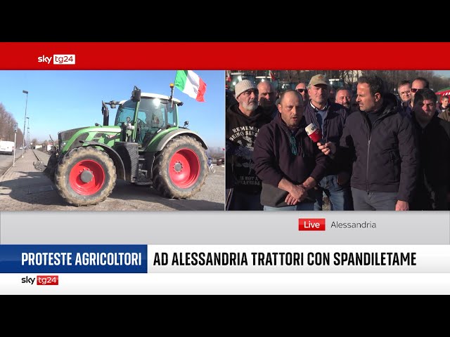 ⁣Timeline, Quarta giornata di proteste degli agricoltori in Italia