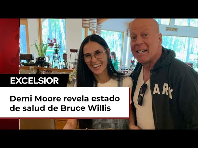 Demi Moore revela estado de salud actual de Bruce Willis y dice tiernas palabras