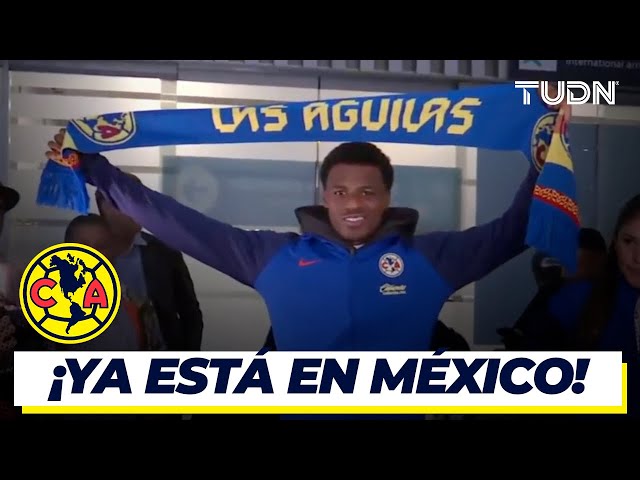 ¡Javairo Dilrosun llegó a la Ciudad de México listo para sumarse al AMÉRICA! | TUDN