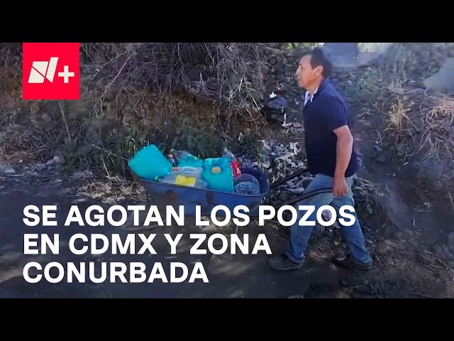 Pozos, principal fuente de abastecimiento de agua en CDMX, ya son insuficientes - En Punto