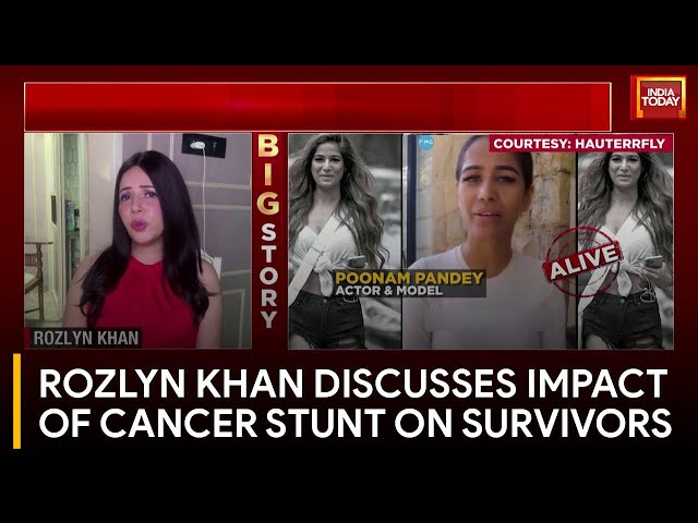 Model and Cancer Survivor Rozlyn Khan Condemns Poonam Pandey's 'Misleading Cancer Stunt�