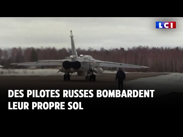 Des pilotes russes bombardent leur propre sol