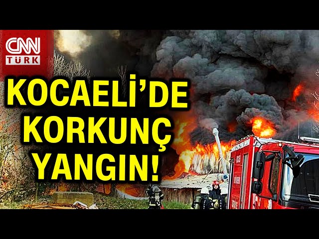 Kocaeli Gebze'de Korkutan Yangın! #Haber