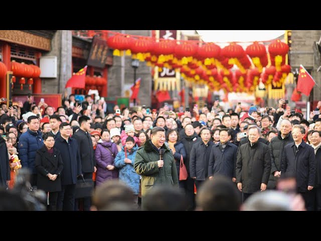 Xi Jinping inspecte Tianjin et adresse ses vœux pour la Fête du Printemps à tous les Chinois