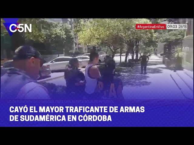 CAYÓ el MAYOR TRAFICANTE de ARMAS de SUDAMÉRICA en CÓRDOBA