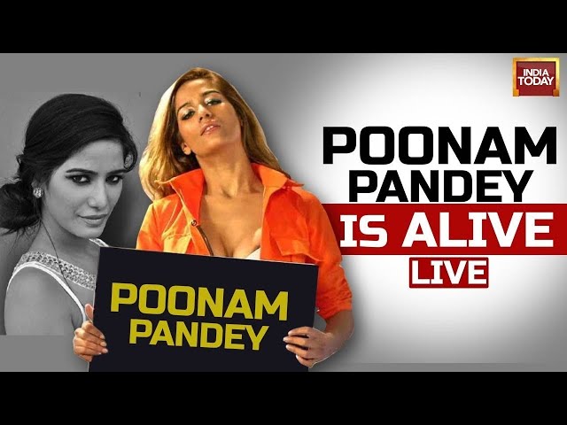 Poonam Pandey News Live: Poonam Pandey Alive |  Poonam Fakes Death Of Cervical Cancer