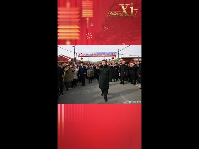 Follow Xi | Trip to Tianjin ahead of Spring Festival