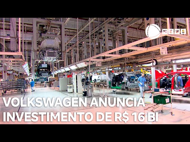 Volkswagen anuncia investimento de R$ 16 bilhões no Brasil