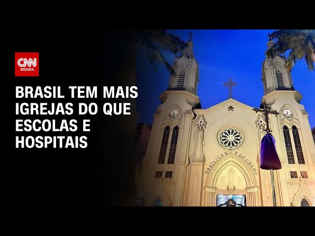 Brasil tem mais igrejas do que escolas e hospitais | AGORA CNN