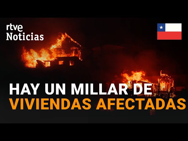 CHILE: DECRETADO el ESTADO de EXCEPCIÓN por MÚLTIPLES INCENDIOS con VARIAS VÍCTIMAS MORTALES | RTVE