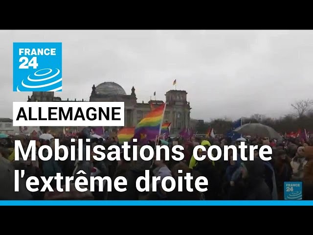 Allemagne : manifestations contre la progression de l'extrême droite et du parti de l'AfD