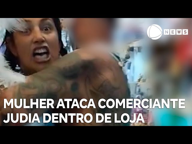 Mulher ataca comerciante judia dentro de loja na Bahia