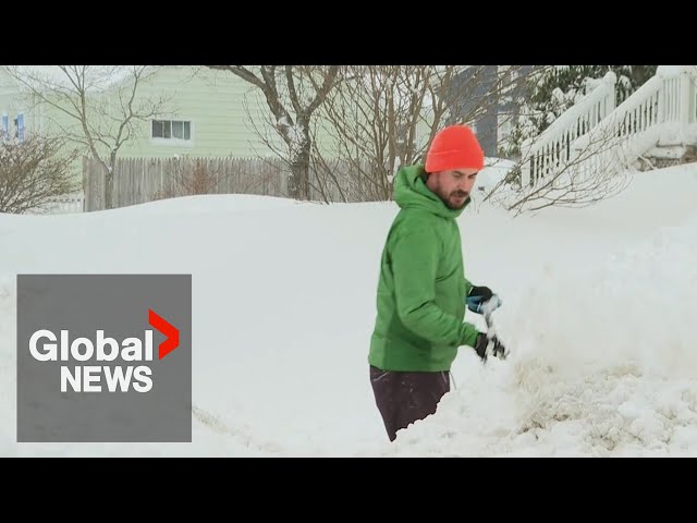 Nova Scotia snowstorm: Heavy snowfall expected to continue throughout weekend