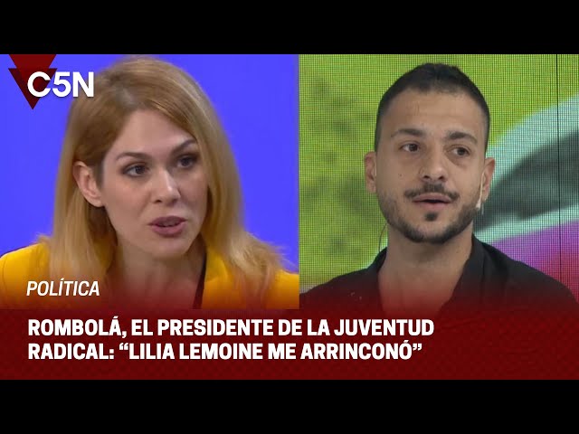 AGUSTÍN ROMBOLÁ denunció amenazas de LILIA LEMOINE tras un DEBATE TELEVISIVO