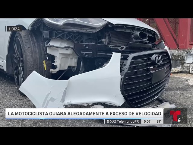 Mujer pierde la vida en accidente con motora