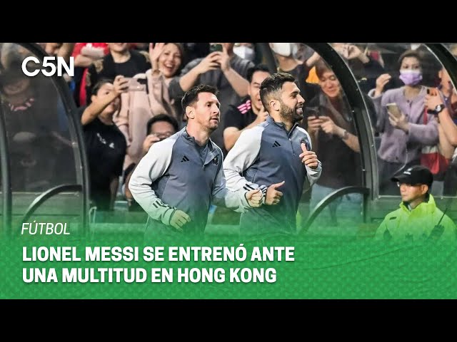 LOCURA TOTAL por la llegada de LEO MESSI a HONG KONG