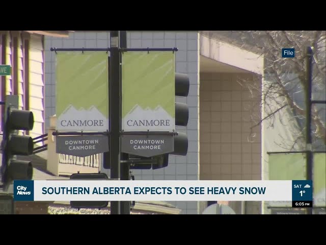 Southern Alberta expects to see heavy snow