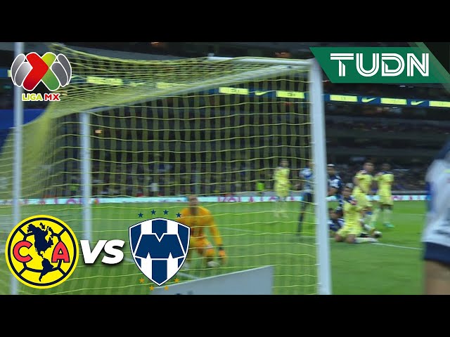 ¡TRAVESAÑO! SE SALVA EL AMÉRICA | América 1-1 Monterrey | Liga Mx - CL2024 J5 | TUDN