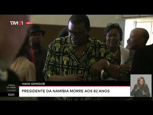 Hage Geingob - Presidente da Namíbia morre aos 82 anos