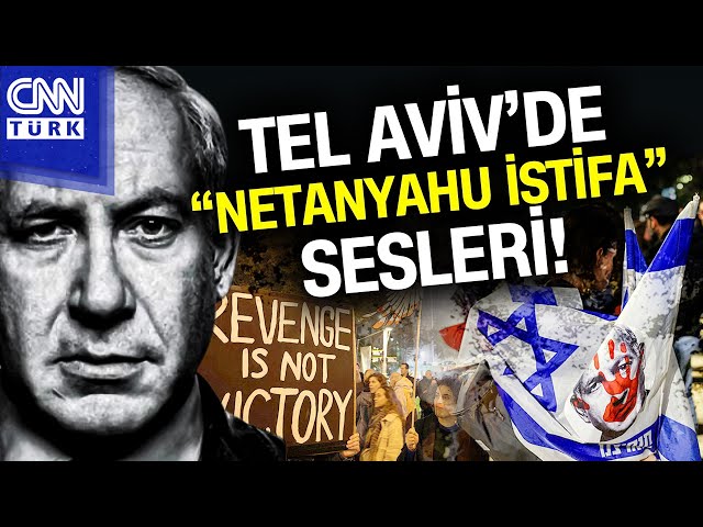 Tel Aviv'de Rehine Aileleri Yine Ayaklandı! İsrail Polisi'nden Rehine Yakınlarına Şiddet! 