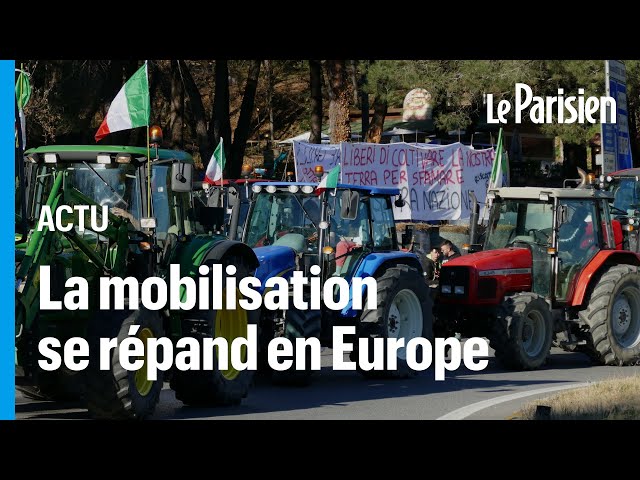 Italie, Belgique, Allemagne... la mobilisation des agriculteurs se répand en Europe