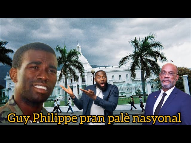 woy Guy Philippe pran palè nasyonal nan men Ariel Henry?revolisyonè a frape fò pèp la sove fwa sa