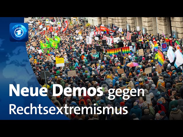 Neue Demos gegen Rechtsextremismus