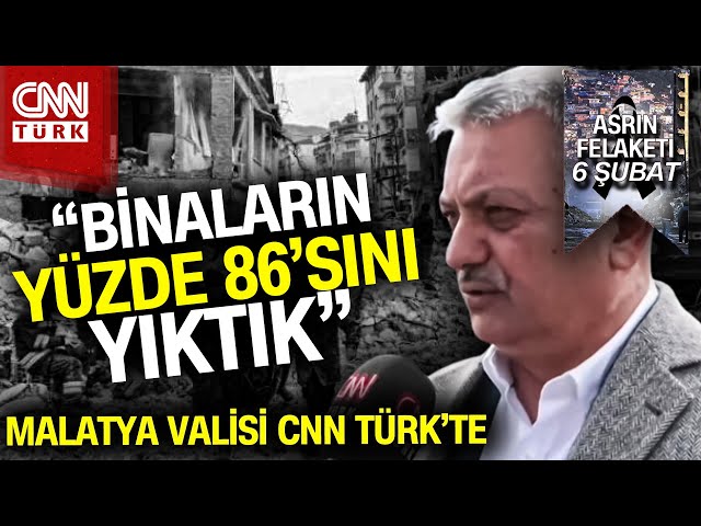 Büyük Acının Yıl Dönümü... Depremin Ardından 1 Yılda Gelinen Son Durum Ne? Malatya Valisi Anlattı