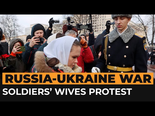 Russian wives demand return of reservist husbands fighting in Ukraine