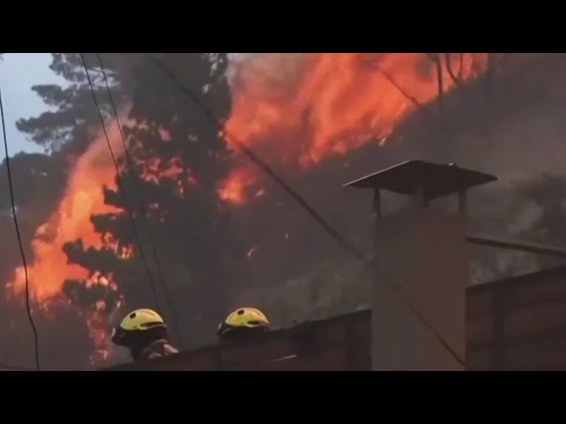 Los incendios forestales en Chile dejan muertes a su paso