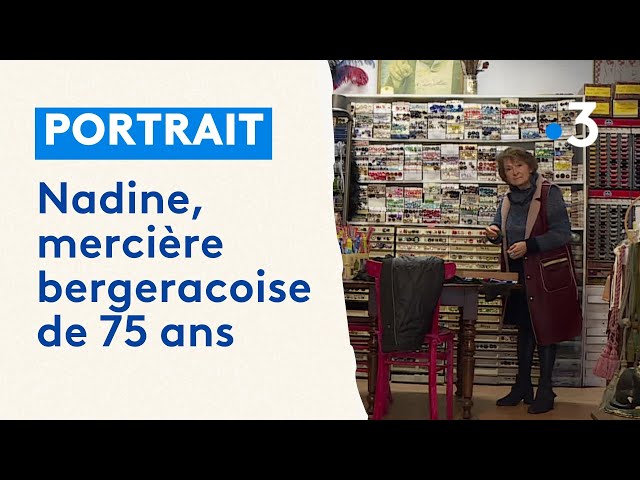 Tenir une mercerie à l'âge de 75 ans