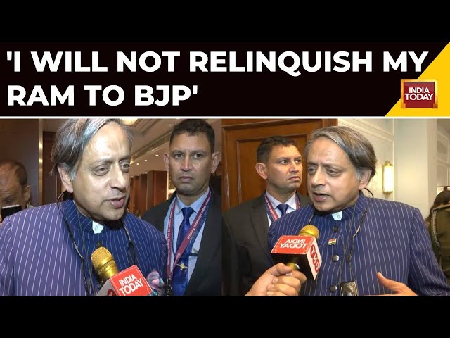 'I Will Not Relinquish My Ram To The BJP': Shashi Tharoor Exclusive On Ram Mandir Ayodhya