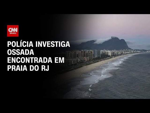 Polícia investiga ossada encontrada em praia do RJ | AGORA CNN