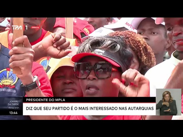 Presidente do MPLA - Quer maior preparaçao dos quadros e militantes do partido