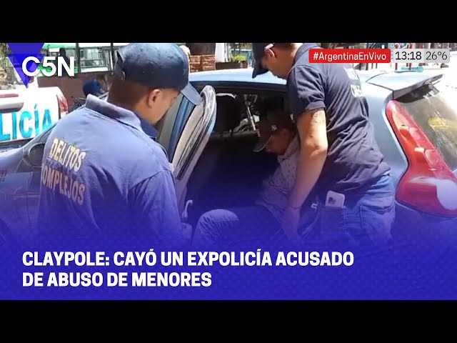 CLAYPOLE: CAYÓ EXPOLICÍA ACUSADO de ABUSO de MENORES