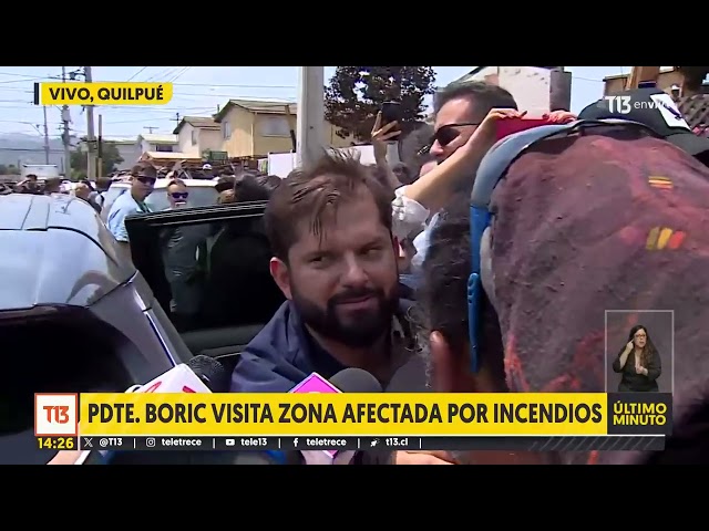 El tenso diálogo entre vecino de Quilpué y Presidente Boric