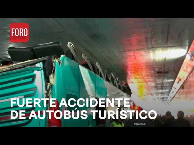 Accidente de autobús de pasajeros en Viaducto e Insurgentes, Ciudad de México - Las Noticias