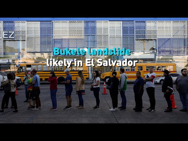 Bukele landslide likely in El Salvador