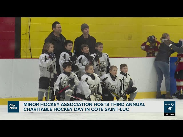 Charity hockey tournament in Côte Saint-Luc