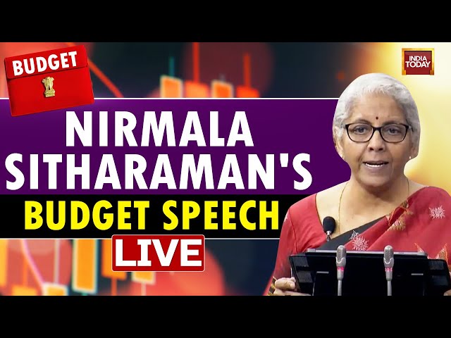 Nirmala Sitharaman Budget Speech LIVE | Union Budget 2024 LIVE | India Today News Live