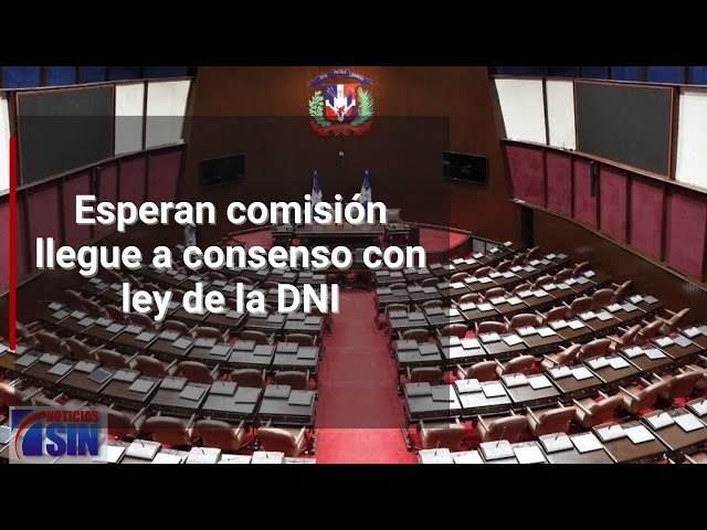 Esperan comisión llegue a consenso con ley de la DNI