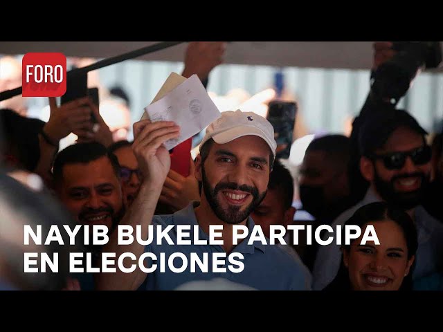 Nayib Bukele destaca importancia del voto al participar en elecciones presidenciales en El Salvador