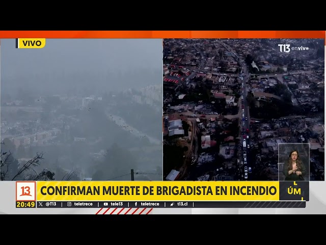 Confirman muerte de brigadista en incendio