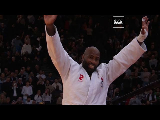 La leyenda francesa Teddy Riner, 11 veces campeón del mundo de judo, logra su octavo oro en París